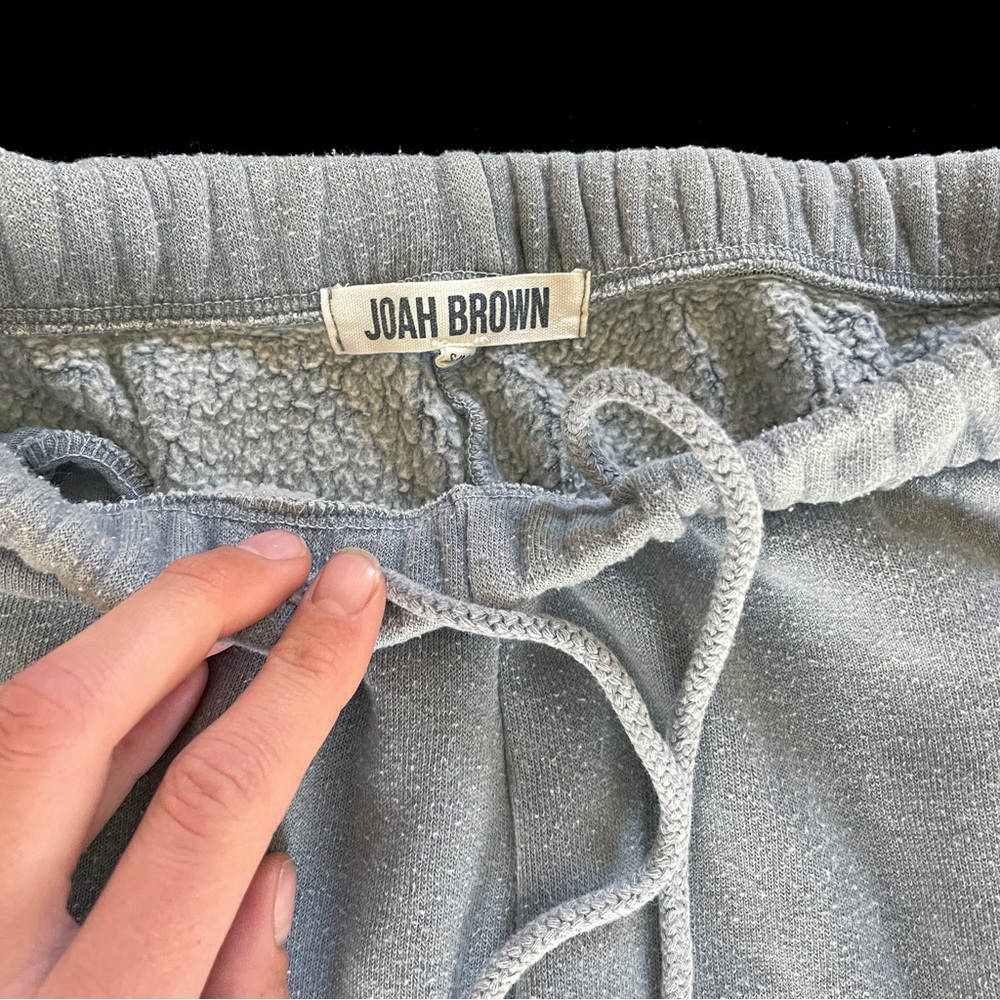 Joah Brown slate blue grey sweatpants - Picture 5 of 6